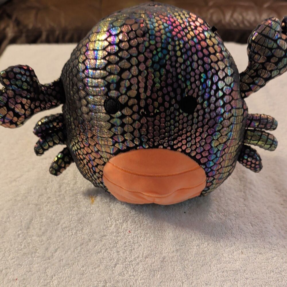 Squishmallows 9" Samanthe The Black Scorpion Shiny Kellytoy Squishmallow Plush